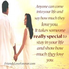 Anyone can come into your life & say how much they love you - Friends ...